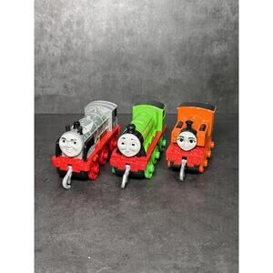 Thomas & Friends Train Take N Play - Merlin, Nia, Henry Diecast Lot Of 3 - 2018